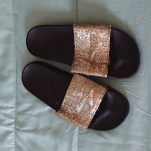Glitter Slides Size 8
